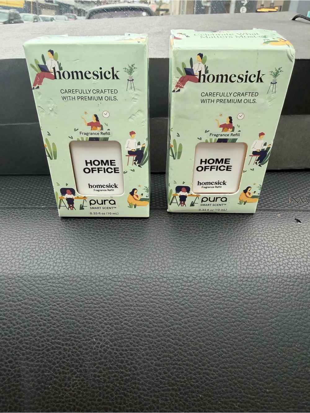 Pura Homesick Home Office 2pk Refills, Patchouli & Water Lily Essence Relaxing